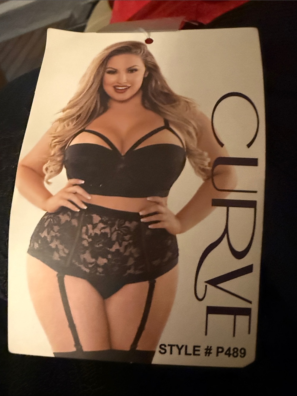 Fantasy Brand Lingerie “Curve” bra set in Black